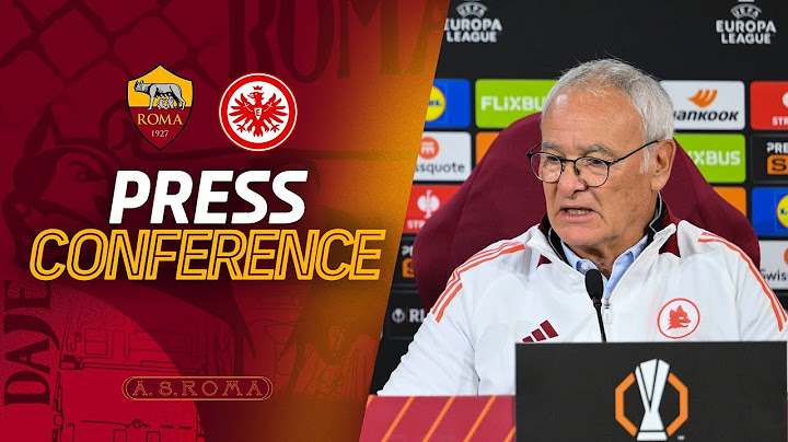 🟨 LIVE 🟥 LA CONFERENZA STAMPA DI CLAUDIO RANIERI E MATS HUMMELS ALLA VIGILIA DI ROMA-EINTRACHT