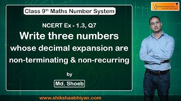Number System ( NCERT Exercise 1.3 Q7 ) - #CBSE class 9 Maths