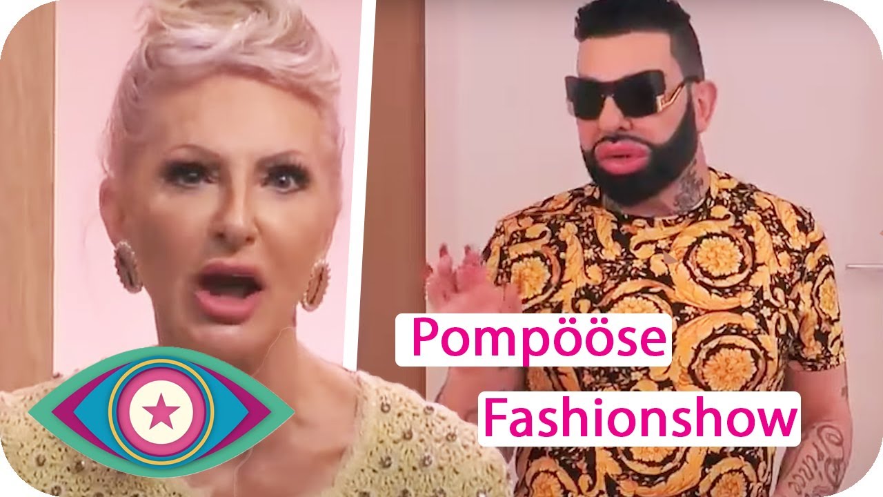 Pompööse Modenschau: Glitzeranzügen und die 