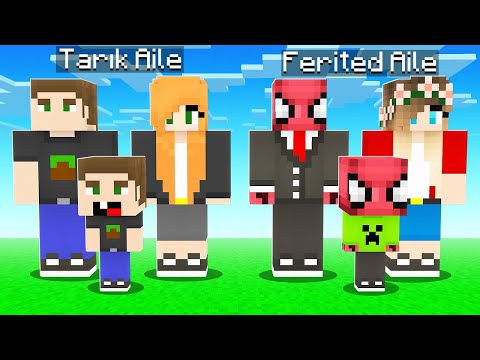 FERİTED AİLE VS TARIK AİLE - Minecraft