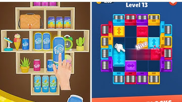 Color Block Away Vs. Goods Merge sort puzzle 3D | Ep-008