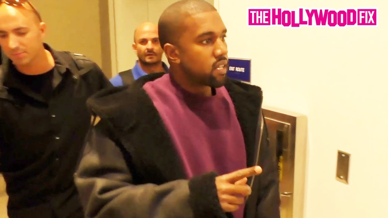 Kanye West Is Asked About Donald Trump & Running For President While Going Through LAX In 2016
