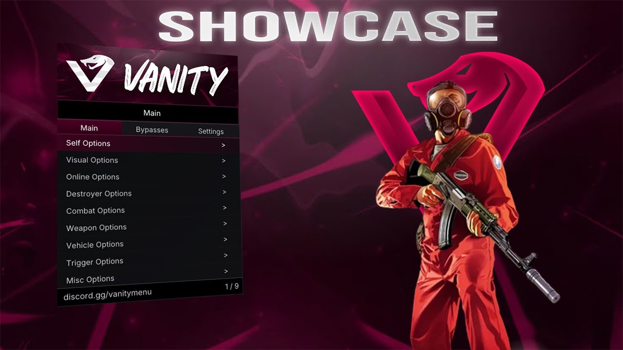 VANITY MENU | SHOWCASE | FULL BYPASS