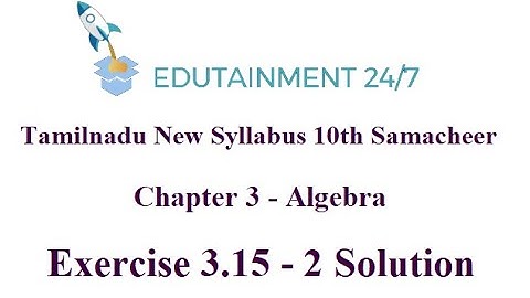 10th std Maths|Exercise 3.15 - 2|Graph of Variation|Algebra|TN Samacheer Syllabus 2020|Ex 3.15|Sum 2
