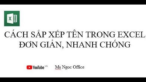 Hướng dẫn danh sách theo thứ tự abc