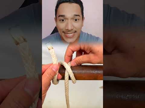 Simpul paling mudah, kamu juga pasti bisa #knot   #simpul
