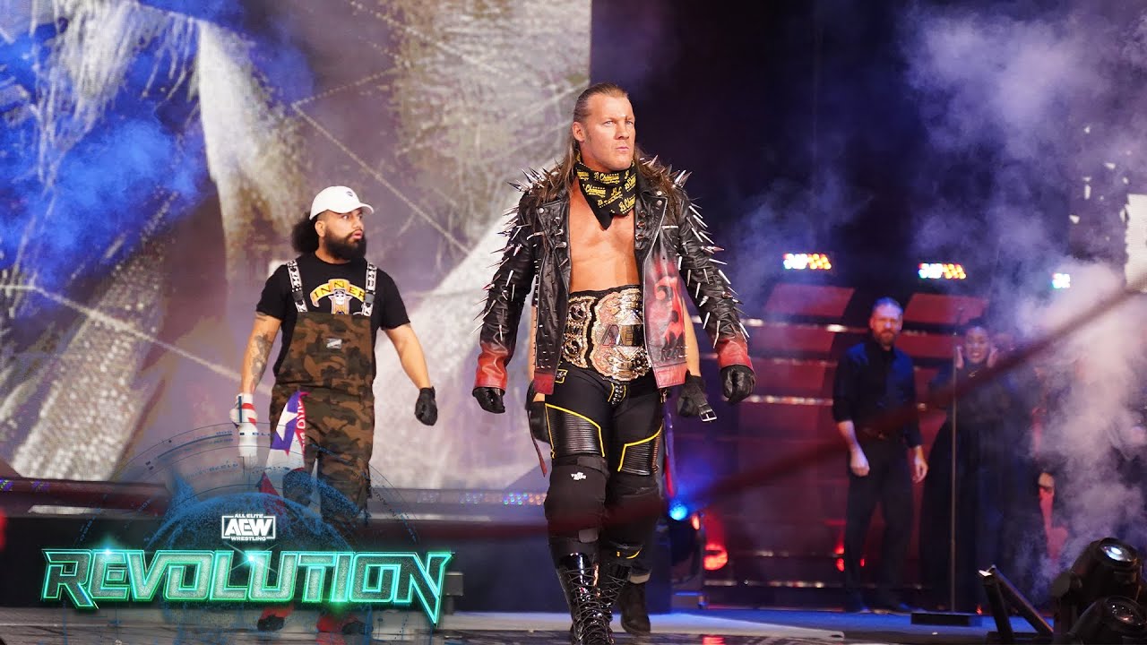 CHRIS JERICHO ENTRANCE FROM AEW REVOLUTION  ORDER THE REPLAY NOW