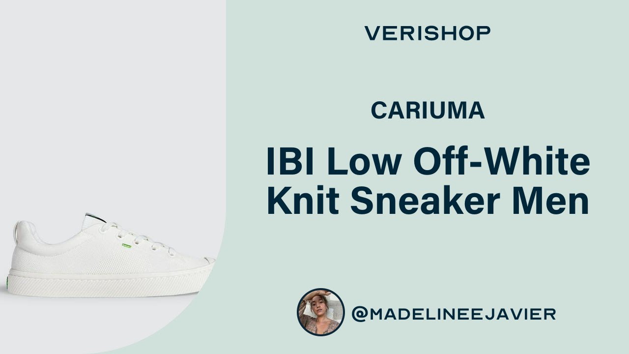 IBI Low Off-White Knit Sneaker Men