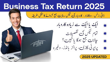 Business Tax Return 2025 | Traders | Shopkeepers | All other Small Business Persons