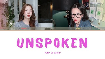 FAYMAY - Unspoken (อยู่ๆก็เกิดอาการ) Ost.รักปากแข็ง Somewhere Somehow - Lyrics - [ TH/Rom/IND Sub ]