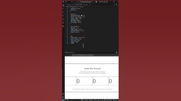Design a Verify Account UI with HTML, CSS & JS | CodePen Demo #webdesign #css #اكسبلور  #html