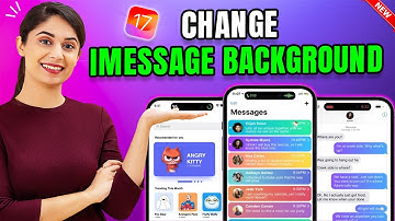 How to change imessage background ios 17 | Change imessage background iphone