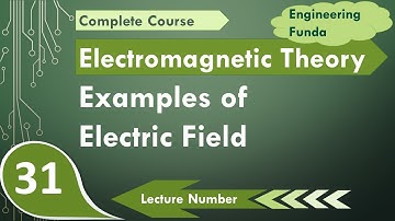 Electric Field Solved Examples: Step-by-Step Solutions | Electrostatics | Electromagnetics Theory