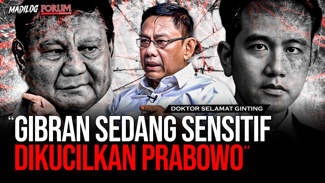 DOKTOR SELAMAT GINTING: GIBRAN DELEGITIMASI TNI...!!!