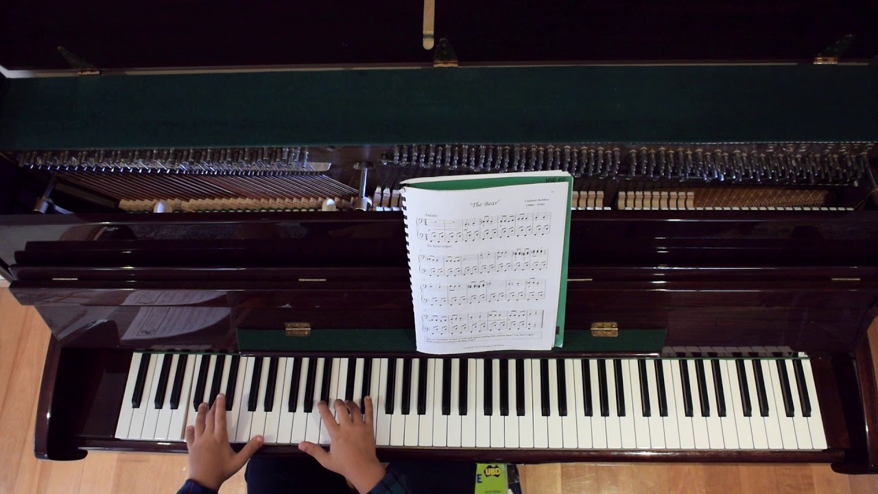 The Bear ( Vladimir Rebikov 1866 - 1920)  by The piano kid Melbourne 