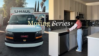 MOVING VLOG EP. 1 | Empty apartment tour, settling in, running errands & more