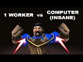 New World Record: 1 worker vs Insane Computer