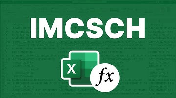 Hyperbolic Cosecant of a Complex Number - Excel IMCSCH Function