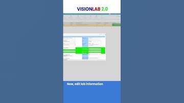 VisionLab 2.0 - How to change lab information
