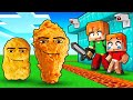 Nugget gegagedigedagedago vs maison 100 scuris sur minecraft 