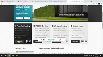 Free Hosting Asp.net Deploy A Project Easily Part 1