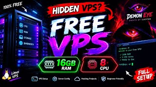 I Found a FREE VPS with 16GB RAM & 8 CPU! 😱 (Full Setup)