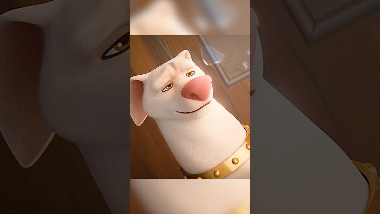 ⁣The kryptonite in the cheese made Superman's dog lose his powers. #shorts #dcsuperpets #film#sc