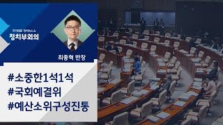 [정치부회의] 예결위 예산소위 구성 진통…정기국회 합의 난항