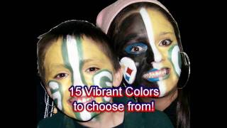 Big Game XLV Super Face Paint Football /Sports Fan Design.mpg