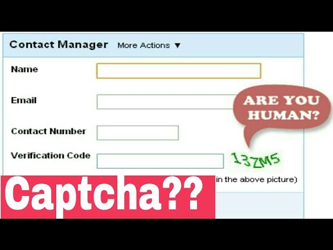 What is CAPTCHA??