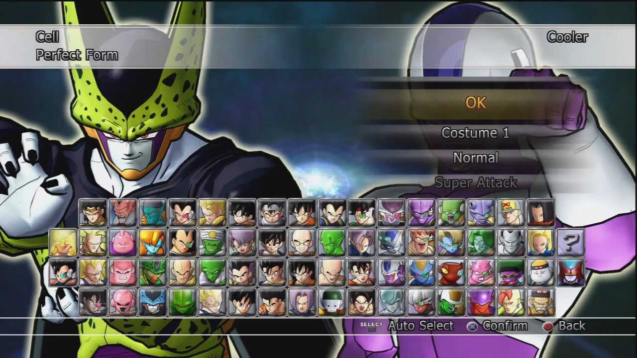 Cooler vs. Cell Dragon Ball Raging Blast 2 YouTube