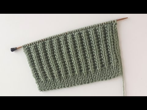 Kolay Selanik Örgü Modeli / Yelek Hırka Süveter İçin Örgü Modelleri / Knitting Crochet