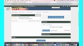 Adding Meets and Athletes to Athletic.net