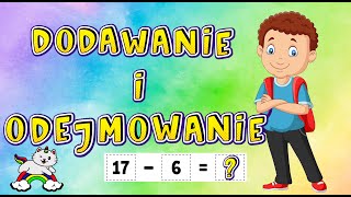 Dodawanie i odejmowanie - zadania matematyczne - zadania matematyczne szkoła podstawowa screenshot 2