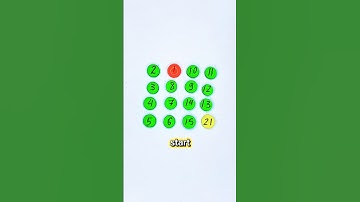 Draw a starlight line with numbers 1 to 21 #drawing #line #maths #quiz #shorts