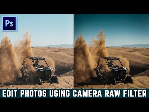 Cara Edit Foto Menggunakan CAMERA RAW FILTER di Photoshop