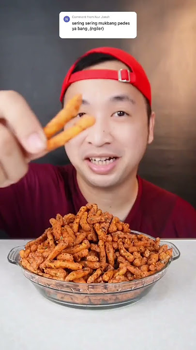 Kenikmatan Mukbang Basreng✨ #mukbang #asmr #makananpedas #baksogoreng #cemilan
