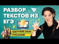 ЕГЭ2020. Разбор текстов из ЕГЭ по русскому языку. Проверь себя