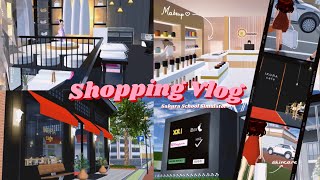VLOG : Shopping Vlog + HAUL with my mom in #sakuraschoolsimulator