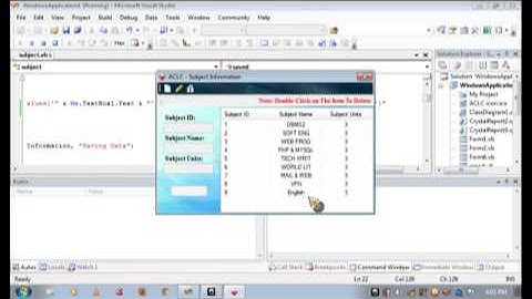 Scheduling System - VB.NET Part 4/5