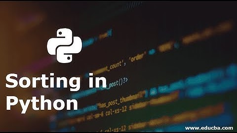 CH 2 PYTHON REVISION TOUR II (SORTING)
