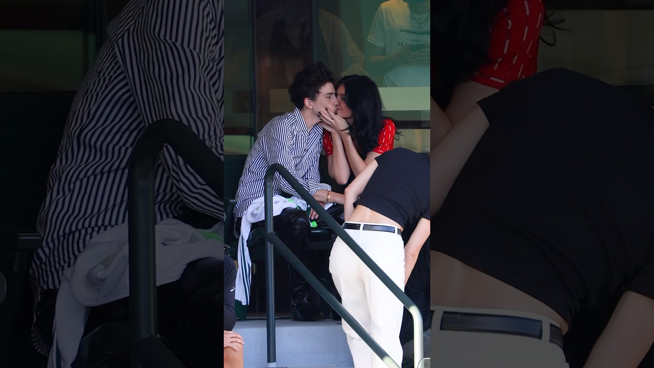 Love-love Timoth&eacute;e, Kylie & Kendall🎾#timotheechalamet #kyliejenner #kendalljenner #kardashians