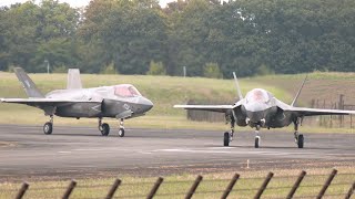 岩国基地アメリカ海兵隊VMFA-242所属のF-35Bライトニング戦闘機4機が