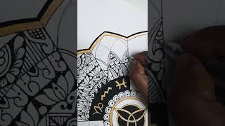 March Patterns #art #meditativemandalaart #mandala #pattern #drawing #zodiac #mandalaart
