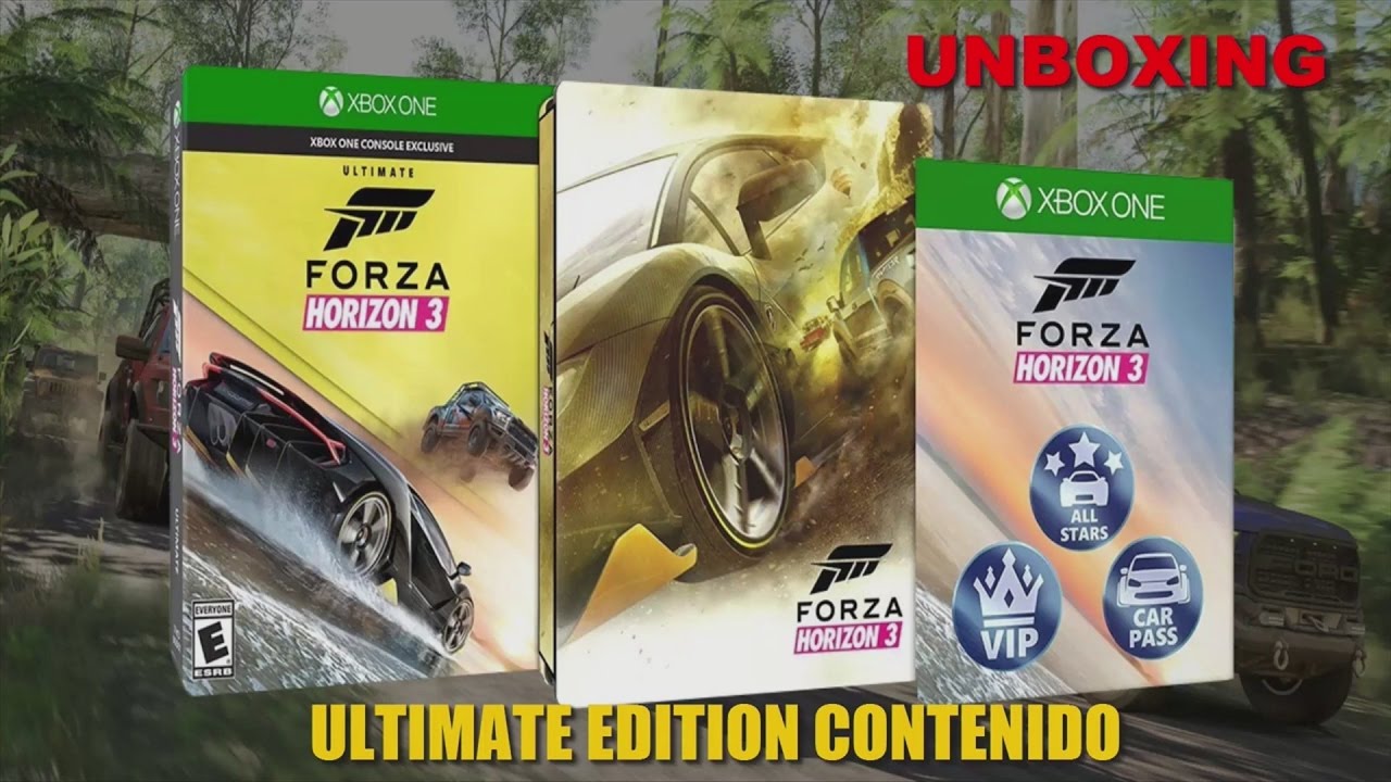 UNBOXING FORZA HORIZON 3!! (XBOX ONE) (PT-BR) (FULL HD 1080P) #XBOXBR 