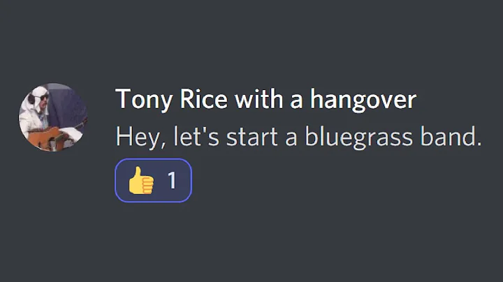 My Discord server started a bluegrass band. (feat....