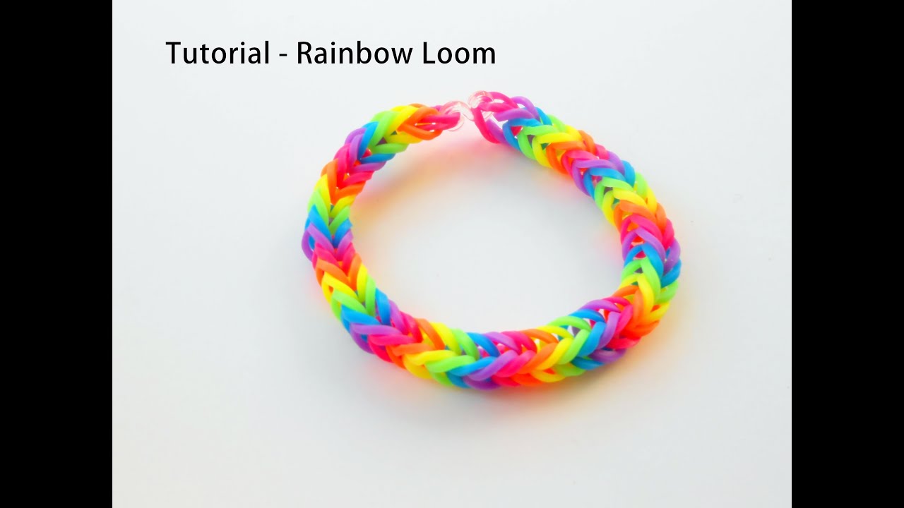 Tutorial na bransoletkę Rainbow Loom - fishtail - YouTube