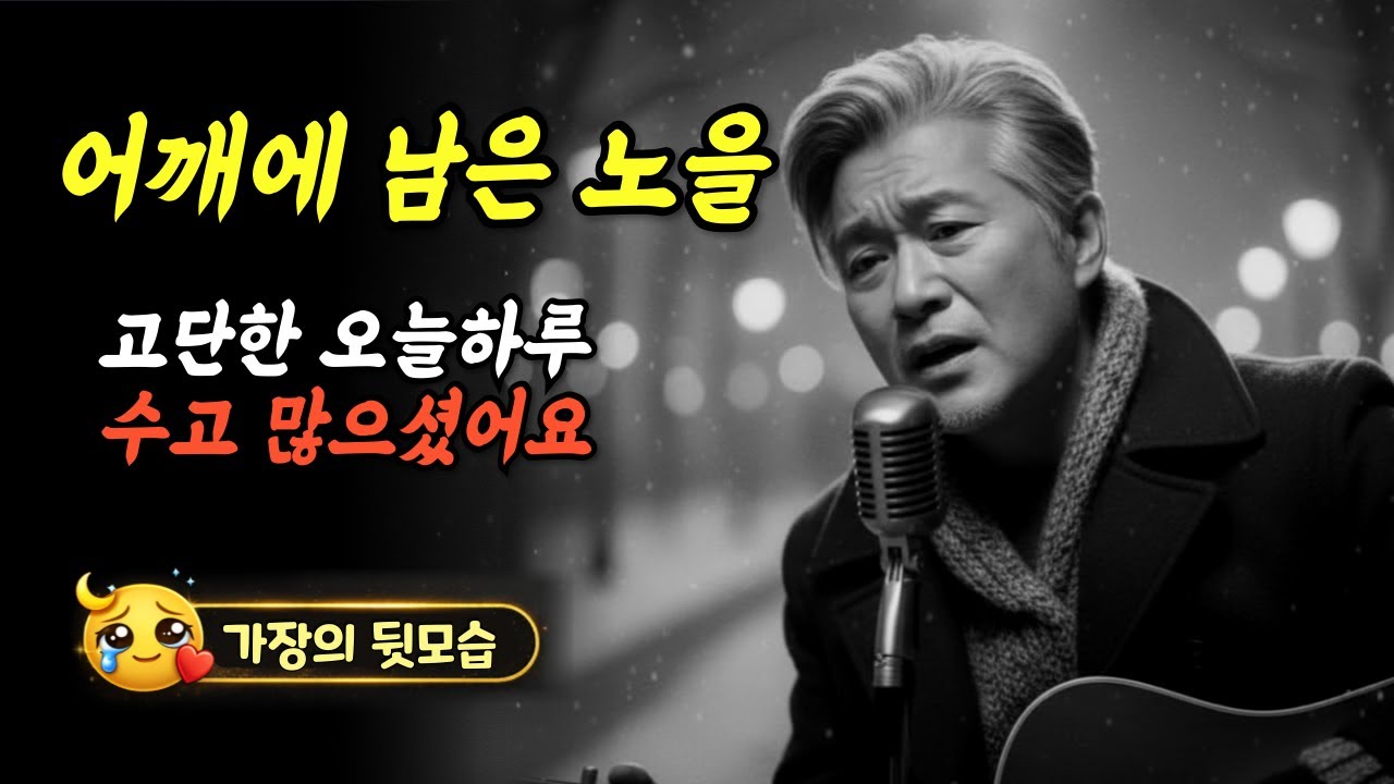 아무도 몰래 울고 싶은 밤 | 어깨에 남은 노을 | 아무 말 없이 위로가 되는 노래 | 감성트로트 | 인생트로트 | 세월을 담은 노래