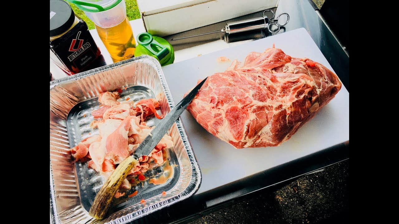 Boston Butt Pork Shoulder Overnight Cook - YouTube