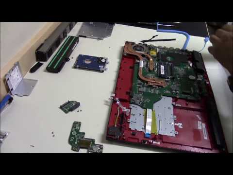 How-to-disassemble-replace-keyboard-MSI-GP72-2QD-gaming-laptop